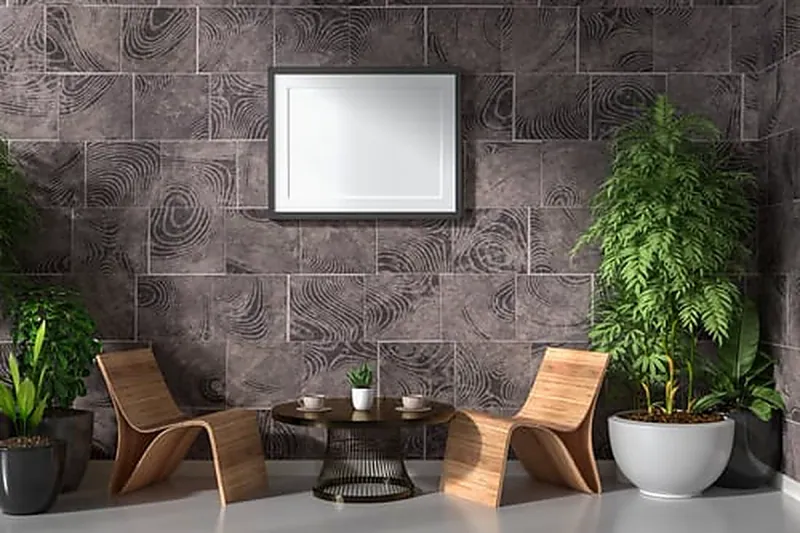 Large-format porcelain tile installed in a modern Washington interior by MB Flooring & Home Services